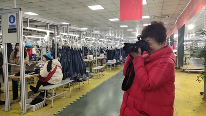 東錦服飾公司迎來界首市大美采風團，共話銷售業務新圖景